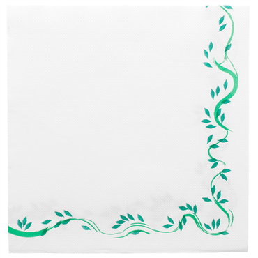 Double Point Paper Napkin 400x400mm Floralia 24x50 pcs