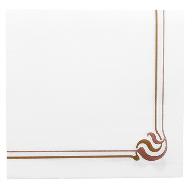 Double Point Paper Napkin 400x400mm Maxim Brown 24x50 pcs
