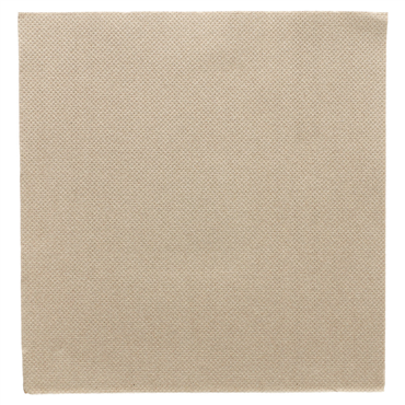 Serviette Double Point 330x330mm 1/4 Taupe 24x50 unit�
