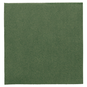 Double Point Paper Napkin 330x330mm 1/4 Jaguar Green 24x50 pcs