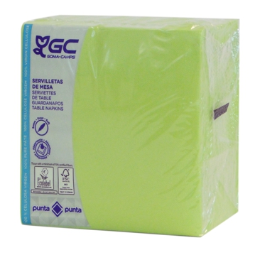 Serviette Punta Punta 400x400mm 1/4 Kiwi 20x100 unit