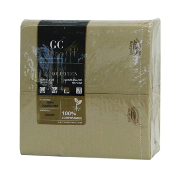 Guardanapo Airlaid 330x400mm Kangur Natural 13x50 un