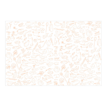 Papel Antigordura para Charcutaria Deli Branco 350x520mm 500 un