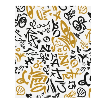Papel para Hamburguer 280X340mm - Graffiti Pfas Free 1000un