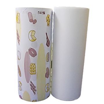 Papel Charcutaria 60g + Pe 10g/m2 - 350mm Impresso Standard Caixa 2 rolos