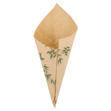 Cone de Papel Anti-Gordura Feel Green 70g Pfas Free 8x250 un