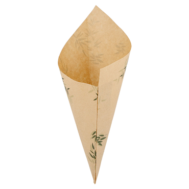 Cone de Papel Anti-Gordura Feel Green 100g Pfas Free 8x250 un