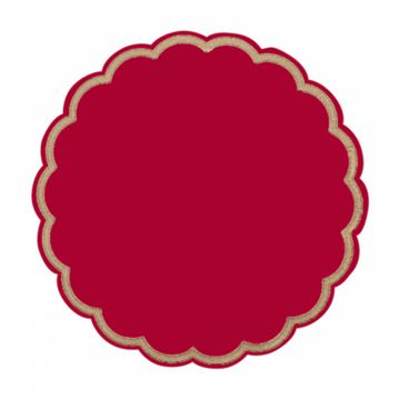 Base de Copos em papel Tissue Bordeaux 90mm 12x250un