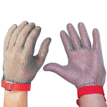 Luvas em Malha de Ao Inox L - Grande