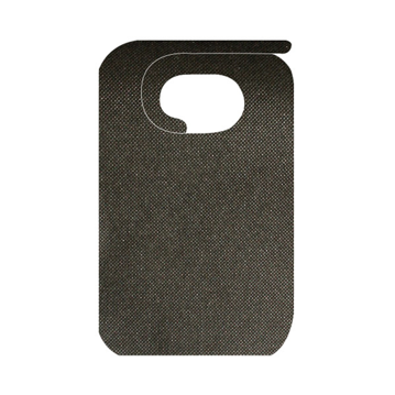 Babete em Airlaid Preto Adulto 360x600mm 100 un