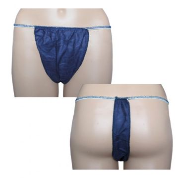 Tanga em Spunbond de SPA para Mulher Azul 100 un