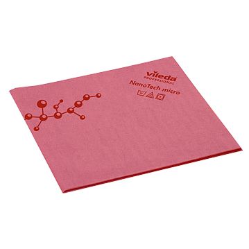 Panos Nano Tech Micro Vileda 380x400 mm Vermelho 5un