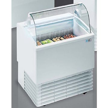 Vitrine para Gelado ISA Isetta 4 LX TP vidro curvo