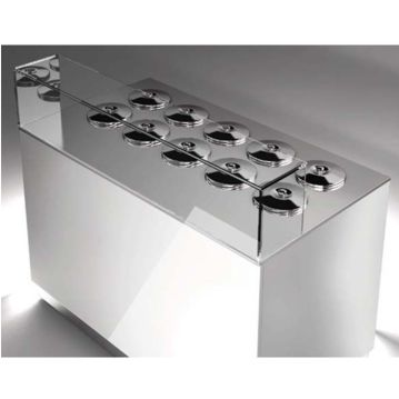 Vitrine para Gelado ItalProget Pozzetti Carapina 225B Frio Ventilado Com Reserva Apainelada