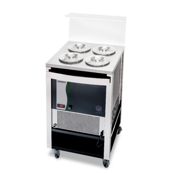 Vitrine para Gelado Nemox Sweet 4 Pozzetti Preto