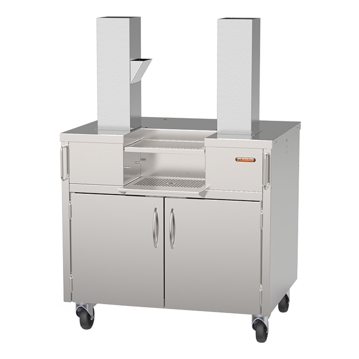 Armrio de cho 80cm Dual Plus em Inox para Zummo Z40
