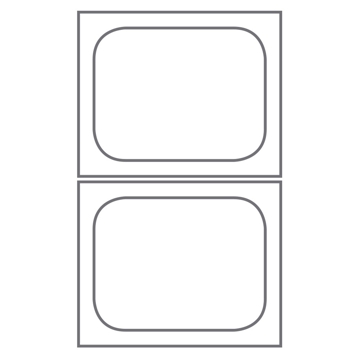 Molde GN 1/8 em Aluminio para Termoseladora Manual 200x280mm