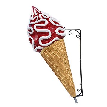 Cone Soft Morango para Pendurar (AxD) 1300x450mm