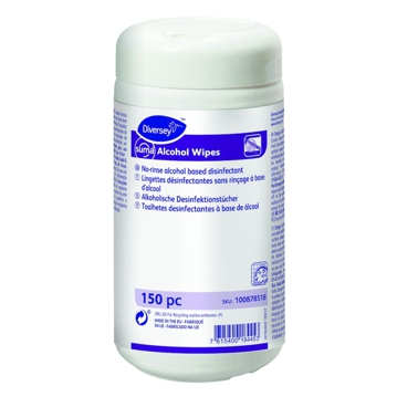 Toalhetes desinfetantes Suma Alcohol Wipes 150un