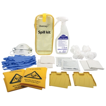 Oxivir Plus Spray Spill Kit conteno de Derrames Corporais