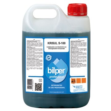 Produto para limpar o ch�o com desengordurante Krisul S-100 Bilha 5L
