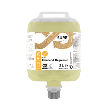 Desengordurante sujidade difcil e limpeza pavimentos Sure Cleaner Degreaser Sistema Divermite 2L