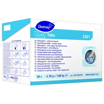 High-performance laundry tablets Clax Tabs 33E1 - 56 tablets
