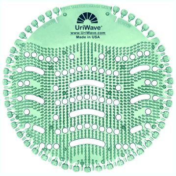 Tapete desodorizante para urinol Uriwave Green Emerald Verde 1 un