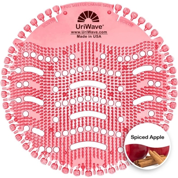 Tapete desodorizante para urinol Uriwave Spiced Apple Vermelho 1 un
