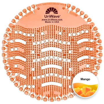 Tapete desodorizante para urinol Uriwave Mango Laranja 1 un