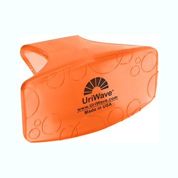Ambientador para sanita Saniclip Uriwave mango Laranja 10un