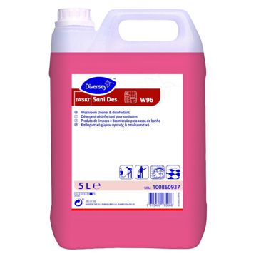 Produto para lavagem e desinfeco de casas de banho Sani Des 5L