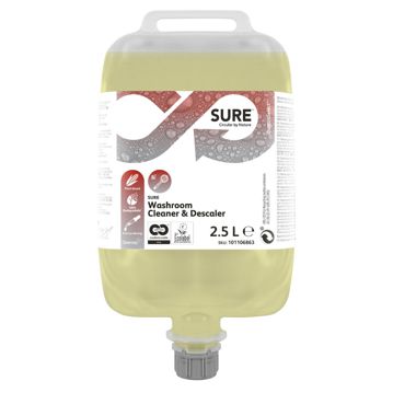 Detergente Desincrustante para Casas de Banho Sure Washroom Cleaner Descaler Sistema QuattroSelect 2,5L