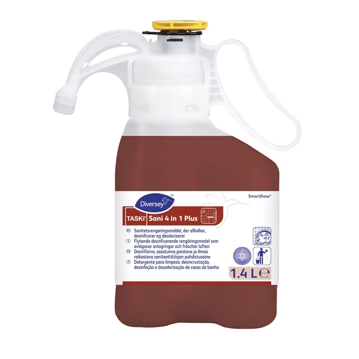 Limpeza de casas de banho, desincrustante, desinfetante e desodorizante Sani 4in1 Sistema Smartdose 1,4L