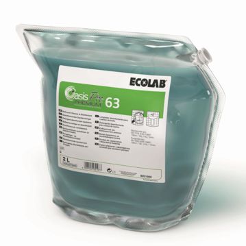 Detergente Desinfectante para Casas de Banho Oasis Pro Premium 63 Ecolab 2L
