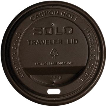 Tampa Plstico Traveler Castanha para Copos 20-24oz Caixa 10x100