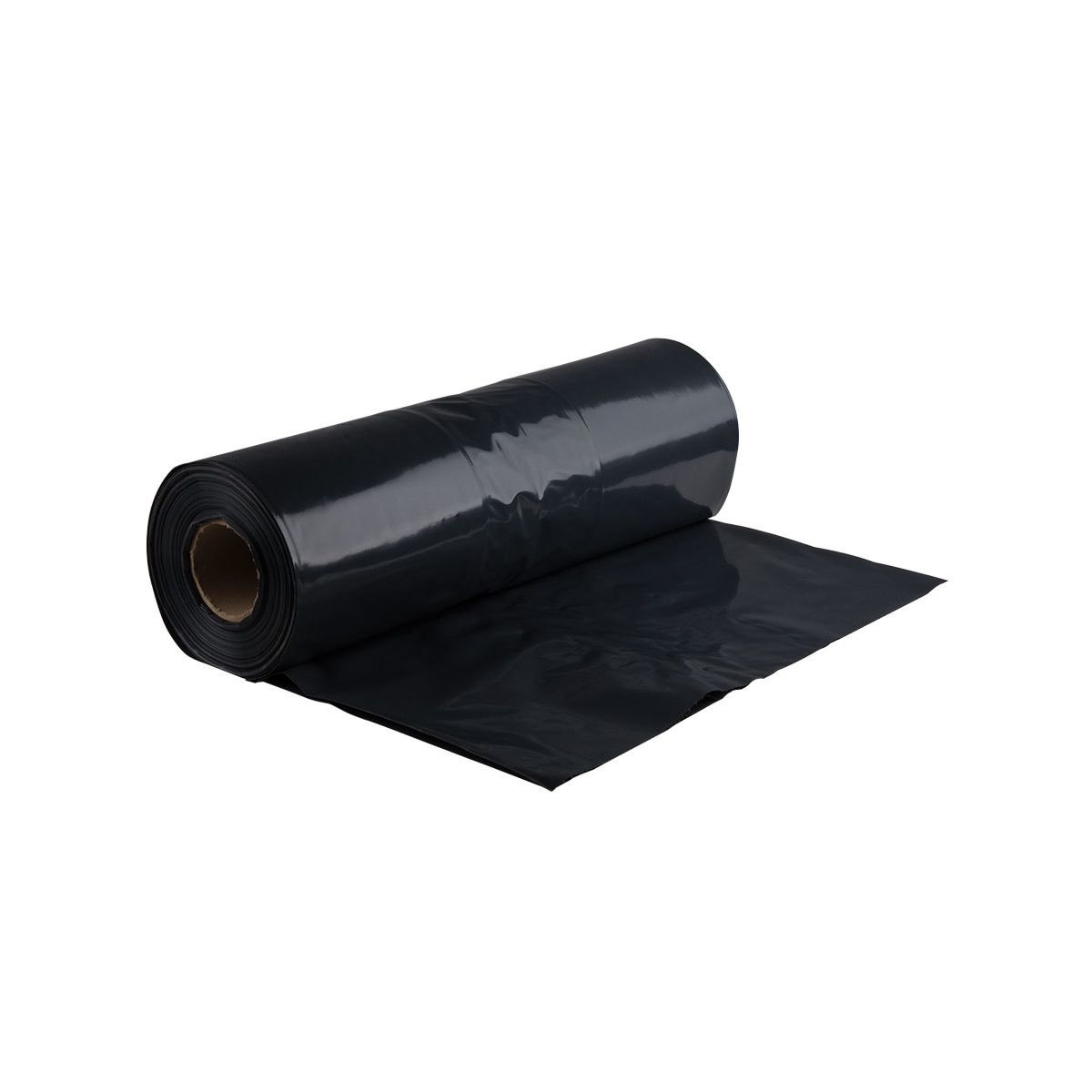 Bolsa negra de plástico PELD en rollo com cierre fácil para basura  600x800mm - 50L - 10un