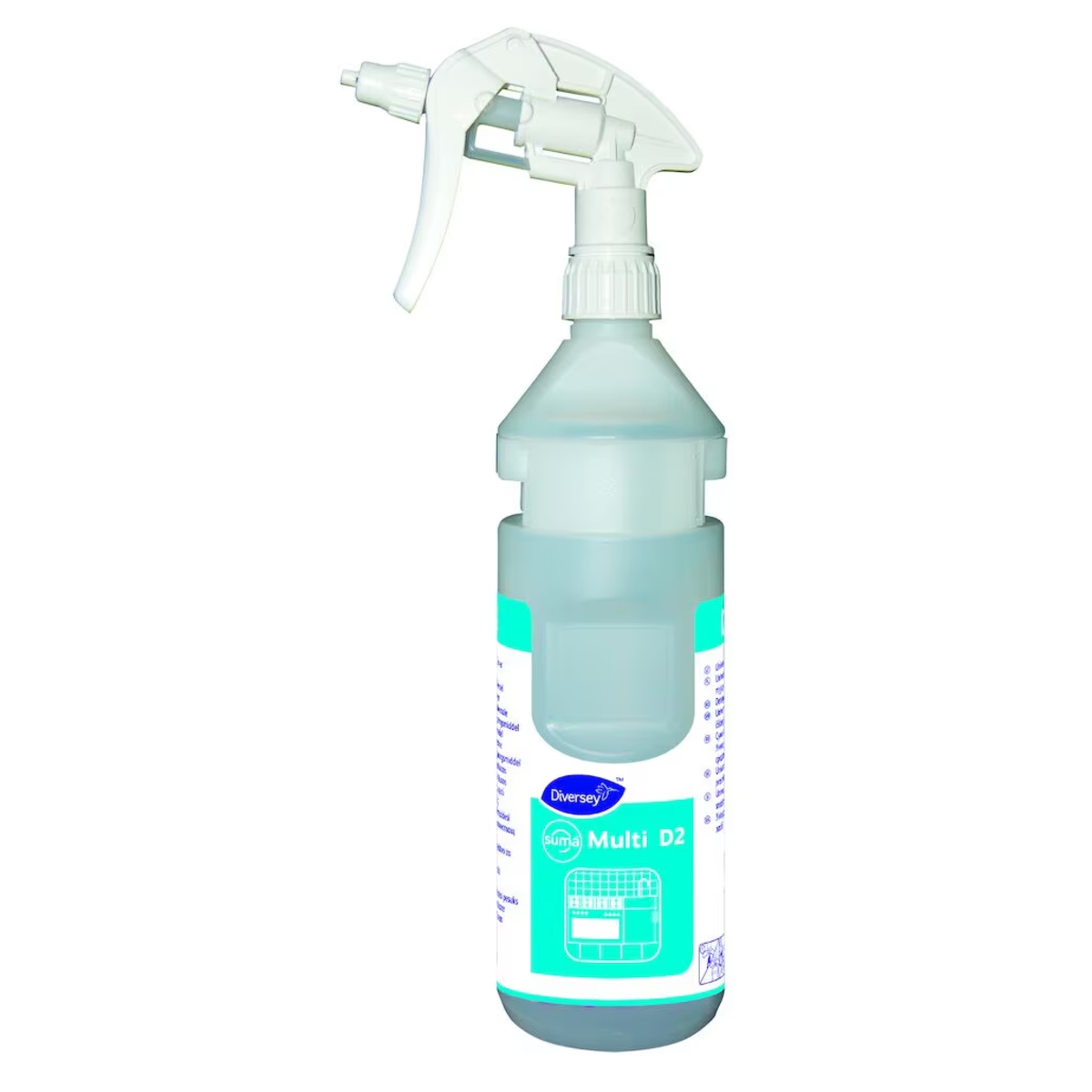 Bouteilles en plastique translucide avec couvercle de 250ML