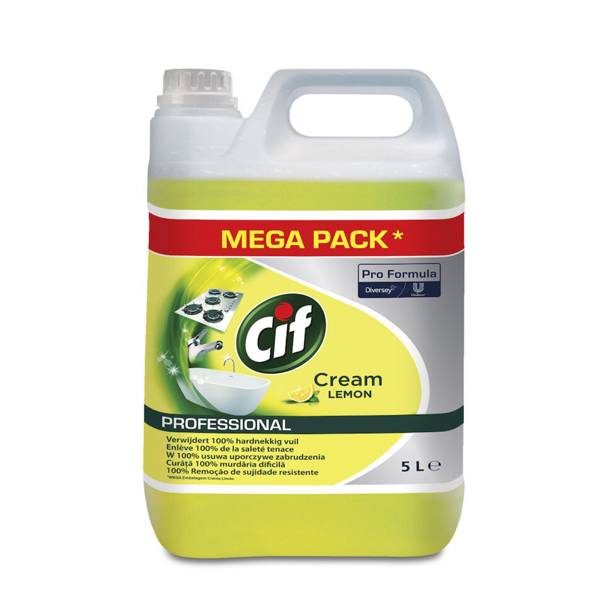 Limpiador Cif en crema Multiuso Limon 750ml