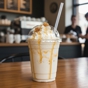 Frapp� de Chocolate Branco e Mel