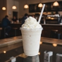 Frapp� de Chocolate Branco e Coco