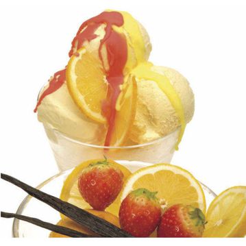 Gelado Baunilha Limo e Morango