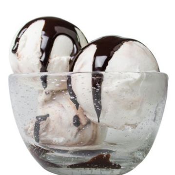 Gelado de Coco com Chocolate Amargo