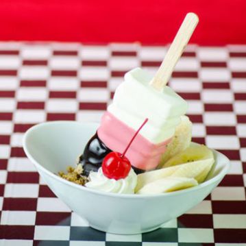 Banana Split Pops
