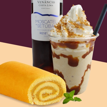 Frapp de Torta de Azeito e Moscatel