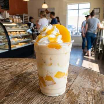 Frapp� de Iogurte e P�ssego