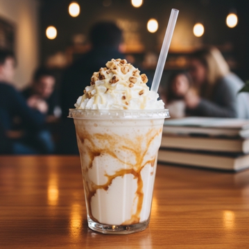 Frapp� de Chocolate Branco e Avel�